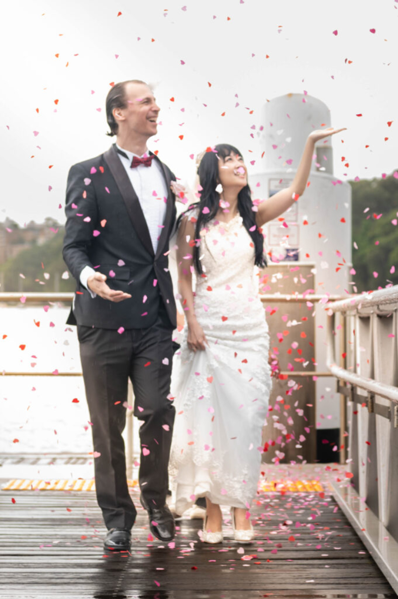 Freelance photographer Sydney Wedding on harbour